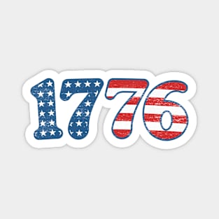 1776 - 4th of July Americas Birthday Magnet