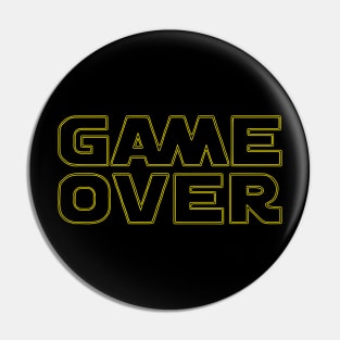 Game over Pin