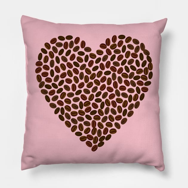 Coffee Heart Pillow by hsmaile