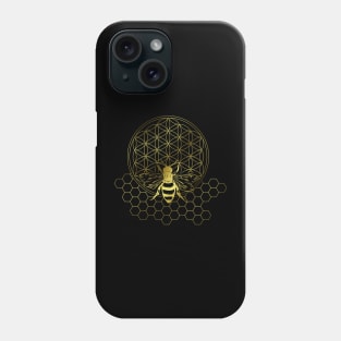 Honey Bee Flower of Life Phone Case