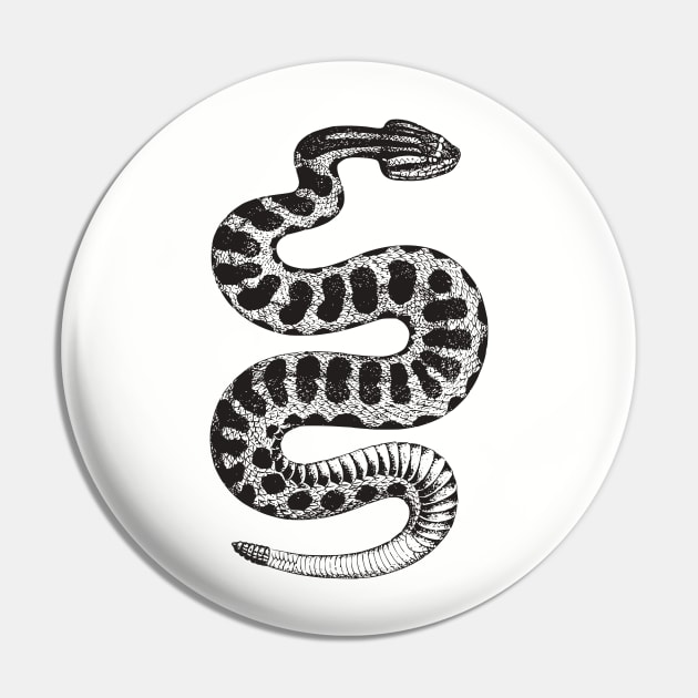 Vintage Rattlesnake Pin by Beltschazar