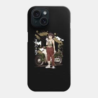 Riding into Serenity Super Cub Fan Tee Capturing the Novel's Reflective Moments Phone Case