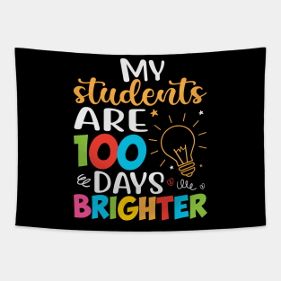 my students are 100 days brighter Tapestry