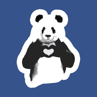 panda all you need is love T-Shirt