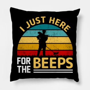 Metal Detecting Funny Metal Detector Quotes Pillow