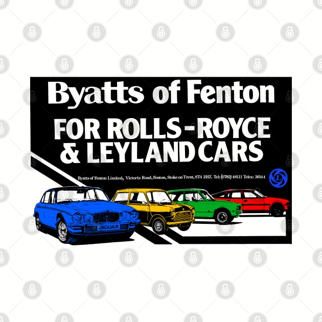 BRITISH LEYLAND CAR DEALERSHIP - advert by Throwback Motors