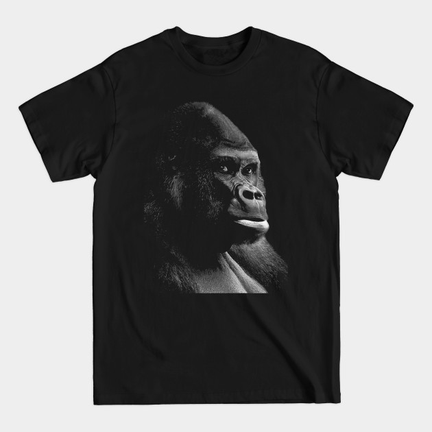 Discover Gorilla Portrait Art - Gorilla Art - T-Shirt