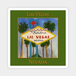 Las Vegas Sign Magnet