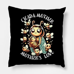 Cicada Mother - Happy Mother's Day Pillow