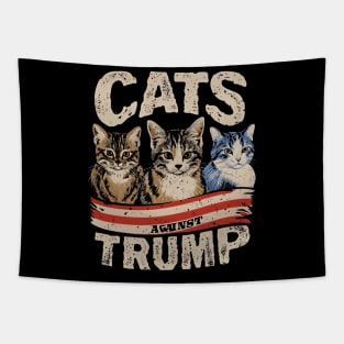 Cats Against Trump, Funny Cat Tapestry
