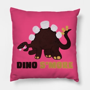 Dino S'more (with text) Pillow