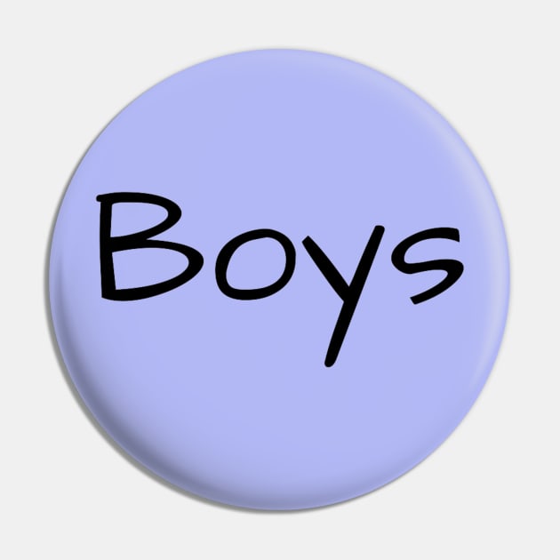 Boys Pin by Artistic Design