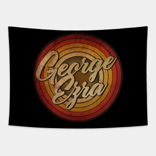 arjunthemaniac,circle retro faded George Ezra Tapestry