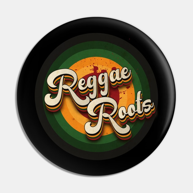 Reggae Roots Time Pin by CTShirts