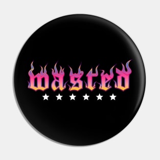 Wasted Flames Tattoo Six Pin