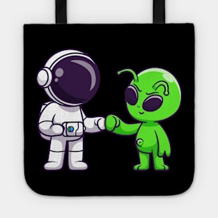 Astronaut with an Alien Tote