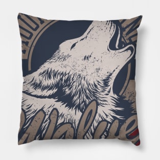 Angry wolf beast Pillow