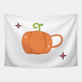 A badly drawn pumpkin mug Tapestry