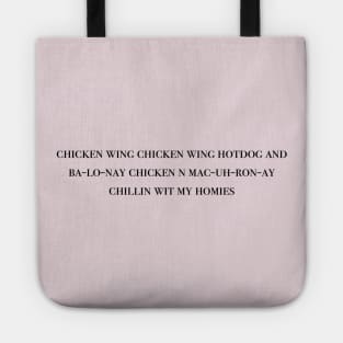 chicken wing beat lyrics Tote