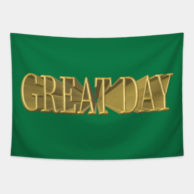 Great Day gold Tapestry by desingmari