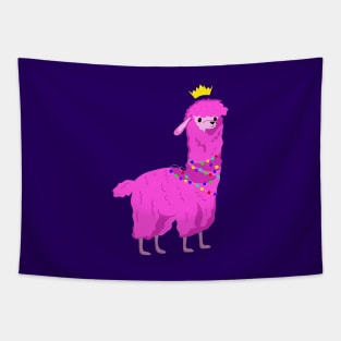 Party princess alpaca Tapestry