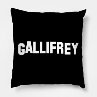 Gallifrey Hollywood Style Sign Pillow