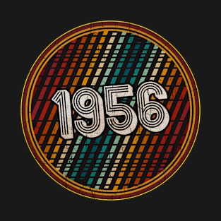 1956 - Circle Vintage Colorful T-Shirt