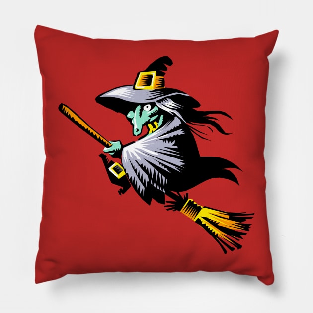 Witch Pillow by linesdesigns