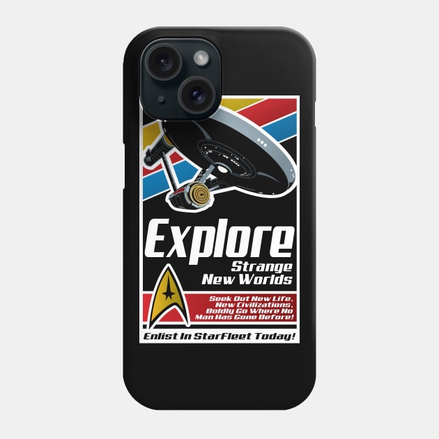 Explore New Worlds Phone Case by CuddleswithCatsArt