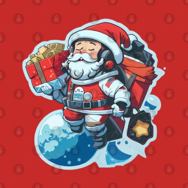 Santa Claus from space by sukhendu.12