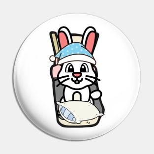 Cute bunny is going to bed Pin