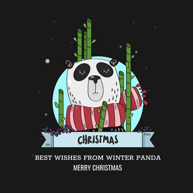 Christmas Panda by Christamas Clothing