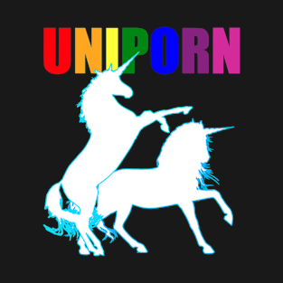 Funny Adult Gay Dirty Unicorn Inappropriate Naughty Lgbt T-Shirt