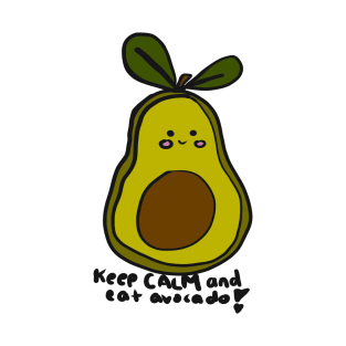 Keep CALM Avocado T-Shirt