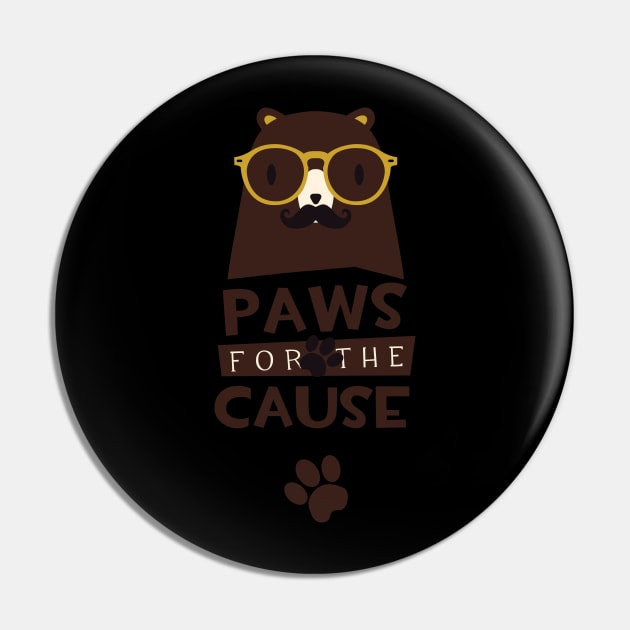 Paws for the Cause Pin by BrillianD