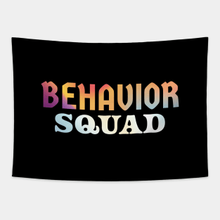 behavior squad - retro gradient Tapestry