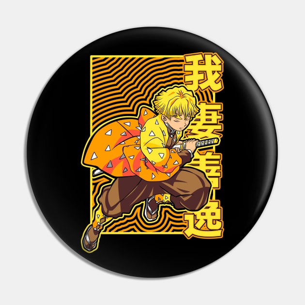 Zenitsu Pin by Boxkul