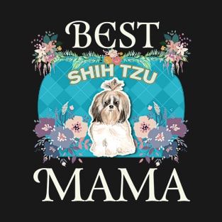 Best Shih tzu Longer hair Mama - Gifts For Dog Moms Or Shih tzu Longer hair owners T-Shirt