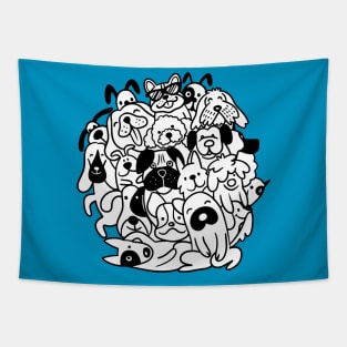 Doodle dogs Tapestry