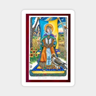 Ukrainian Queen, ( wine border) Magnet