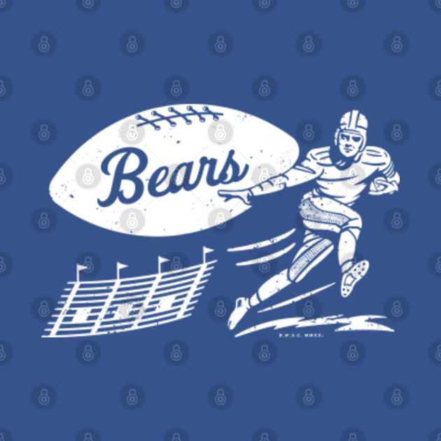 Discover Vintage College Football - Brown Bears (White Bears Wordmark) - Brown University - T-Shirt