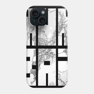 Mumbai, India City Map Typography - Light Phone Case