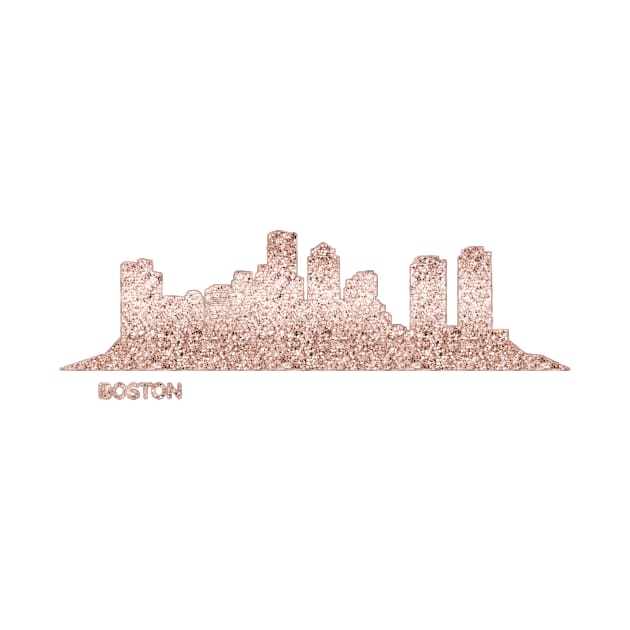 Boston rose gold by peggieprints