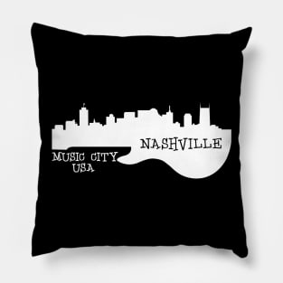 Nashville, Music City USA Pillow