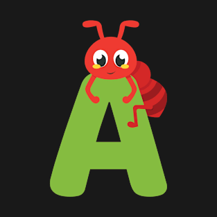 Letter  A - Animal Alphabet Letters T-Shirt