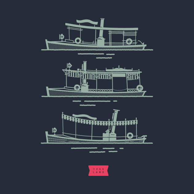 Jungle Cruise Boat Concepts by 1955 LAND DESIGNS