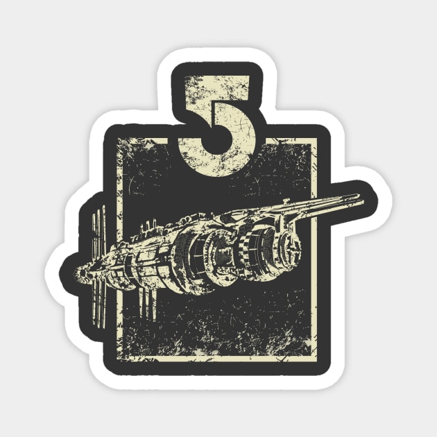 Babylon 5 space station Magnet by Olgakunz