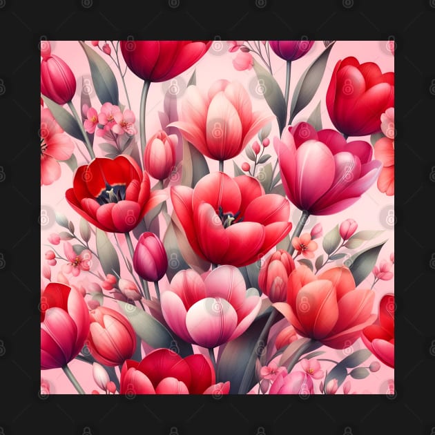 Tulip Flower by Jenni Arts