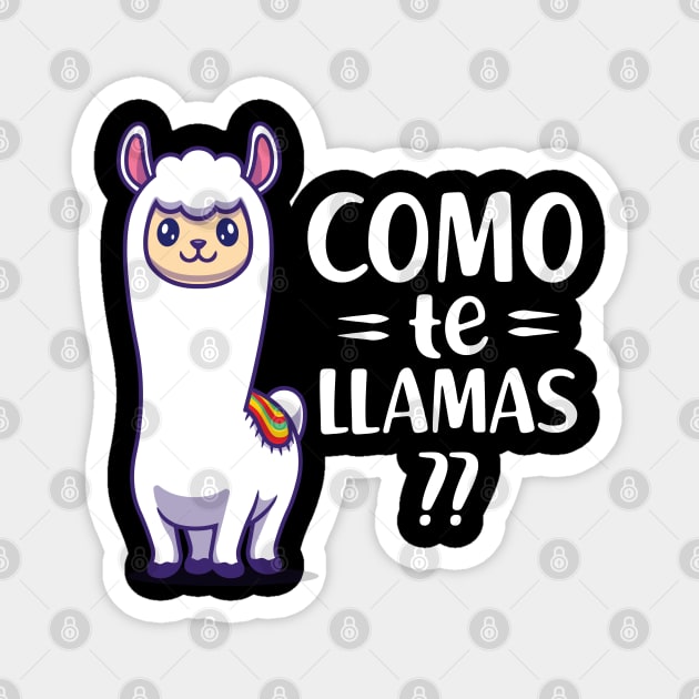 Como te llamas Magnet by KC Happy Shop