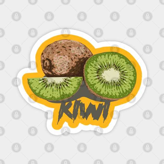 kiwi Magnet by nelateni